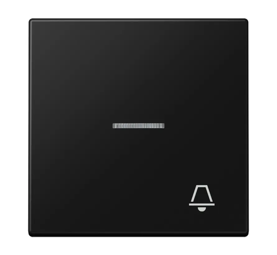 Wippe symbol Klingel Kontrollfenster LS990 graphitschwarz matt (LS 990 KO5 K SWM)