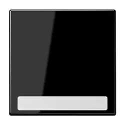 JUNG Wippe mit Beschriftungsfeld LS990 schwarz glänzend (LS 990 NA SW)