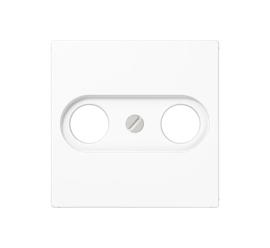 Zentralplatte Antennendosen A-range alpinweiß (A 561 PLTV WW)