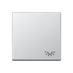 JUNG Wippe symbol Licht A-range aluminium (A 590 L AL)