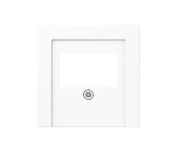 JUNG Zentralplatte für TAE-Anschlussdose A-range alpinweiß (A 569 PLT WW)