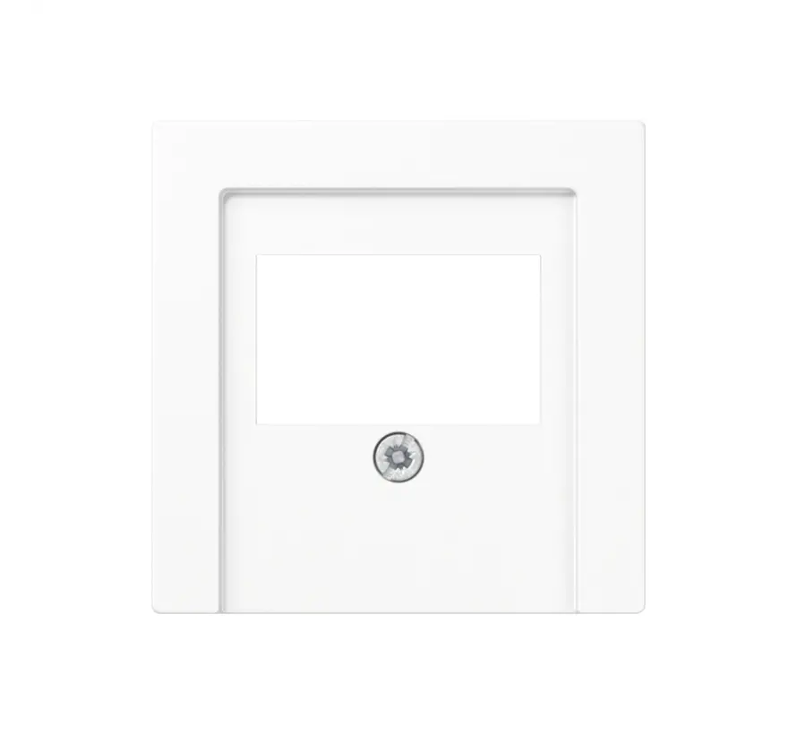 Zentralplatte für TAE-Anschlussdose A-range alpinweiß (A 569 PLT WW)