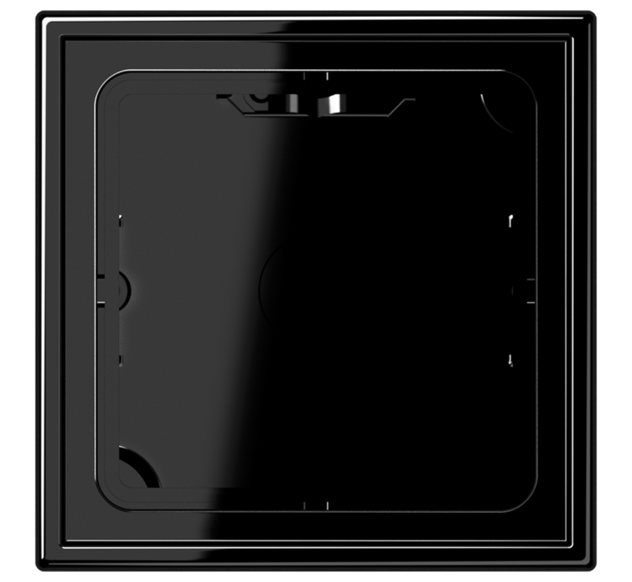 Aufputz-Gehäuse 1-fach LS990 schwarz glänzend (LS 581 A SW)