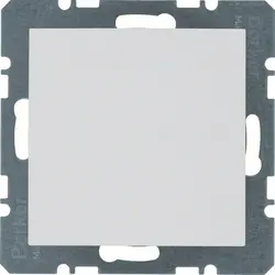 Berker Blindabdeckung mit Tragplatte mit Befestigungskrallen S1/B3/B7 weiß matt (6710091909)
