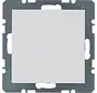 Blindabdeckung mit Tragplatte mit Befestigungskrallen S1/B3/B7 weiß matt (6710091909)