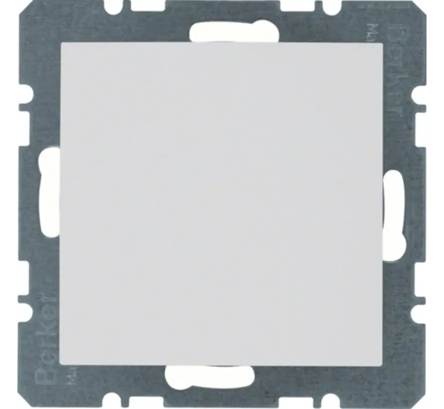 Blindabdeckung mit Tragplatte mit Befestigungskrallen S1/B3/B7 weiß matt (6710091909)