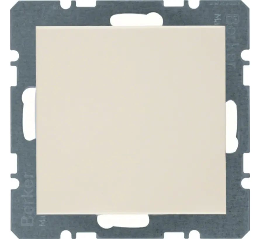 Blindabdeckung mit Tragplatte mit Befestigungskrallen S1/B3/B7 creme glänzend (6710098982)
