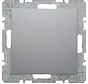 Blindabdeckung mit Tragplatte mit Befestigungskrallen S1/B3/B7 aluminium matt (6710091404)
