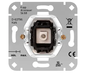 Kopp Kontrollschalter mit N-Klemme (504600007)