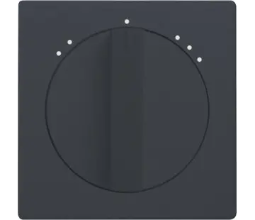 Busch-Jaeger Drehbedienaufsatz Dreistufenschalter Future Linear anthrazit glänzend (1740 DRL-81-503)