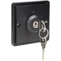 Niko Hydro Schlüsselschalter 10 A mit Schraubklemmen schwarz (761-38700)