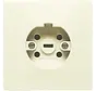 Steckdose einbau 16A Perilex creme (2064 SR W-500)