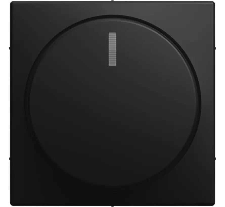 Dimmerbedienaufsatz Drehdimmer Balance SI schwarz matt (2115-915)