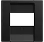 Zentralplatte USB / Lautsprecher Balance SI schwarz matt (2539-915)