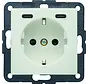 Schuko-Steckdose mit 2 x USB-Typ-C S1/B3/B7 weiß matt (48151909)