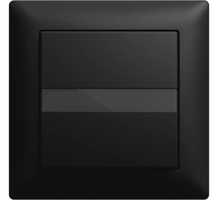 Flex-Komfortschalter komplett mit Relais-Einsatz Balance SI schwarz matt (64765 UJ-915)