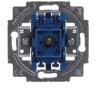 Busch-Jaeger Wechselschalter Kontrollschalter mit Glimmlampe (2000/6 USK)