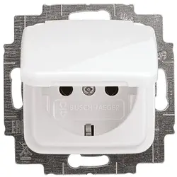 Busch-Jaeger Schuko-Steckdose Klappdeckel Reflex SI (20 EUK-214)