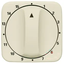 Busch-Jaeger Drehbedienaufsatz Zeitschalter 15 Minuten Standard SI (1770-212-103)