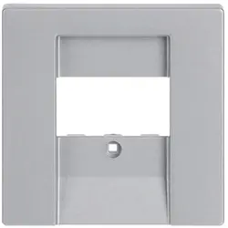 Busch-Jaeger Zentralplatte USB / Lautsprecher alusilber matt (1766-83)