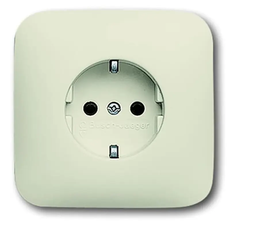 Schuko-Steckdose mit Vollplatte für Einzelmontage Standard SI (20 EUJ-212-503)