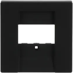 Busch-Jaeger Zentralplatte USB / Lautsprecher schwarz matt (1766-885)