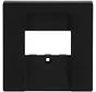 Zentralplatte USB / Lautsprecher Future Linear schwarz matt (1766-885)