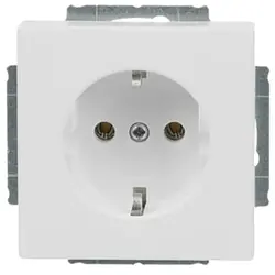 Busch-Jaeger Schuko-Steckdose Future Linear studioweiß matt (20 EUCR-884-503)