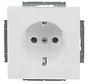 Schuko-Steckdose Future Linear studioweiß matt (20 EUCR-884-503)