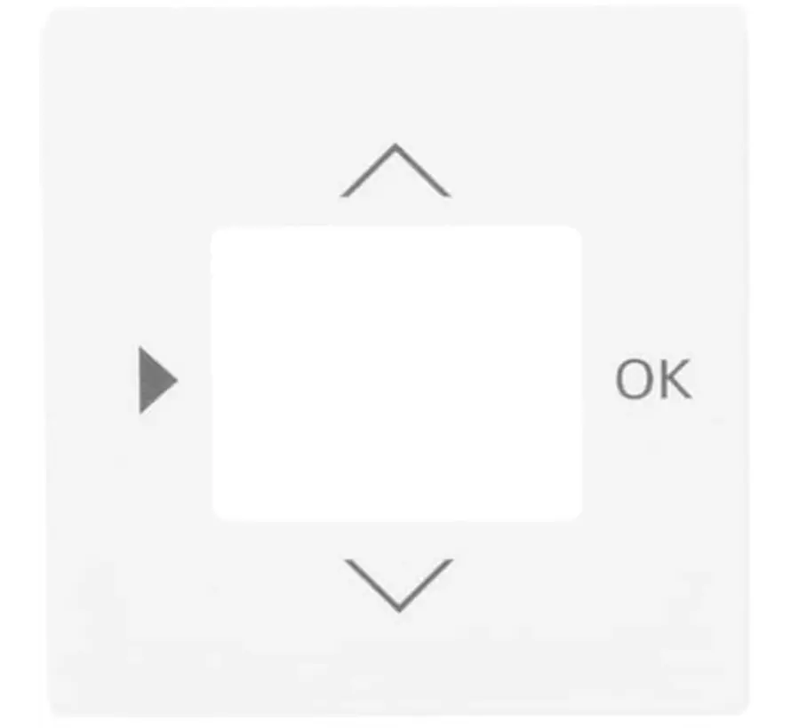 Zentralplatte für timer und Thermostat studioweiß matt (6435-884)