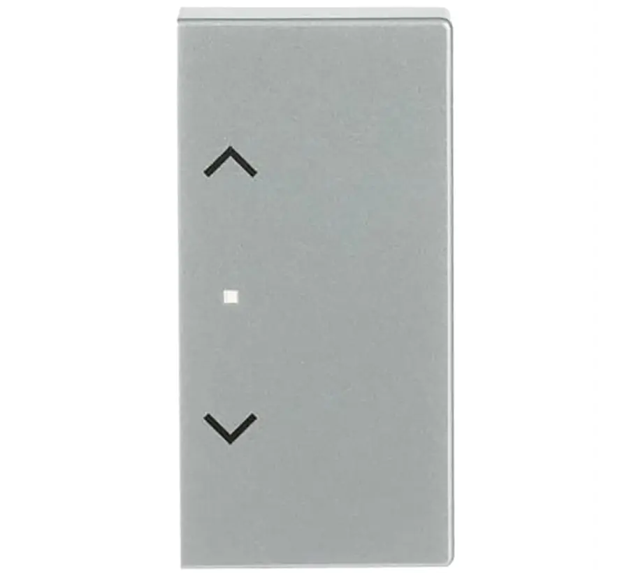 Wippe links oder rechts mit Pfeilsymbole für Bedienaufsatz flex 2-fach Future Linear alusilber (6232-20-83)