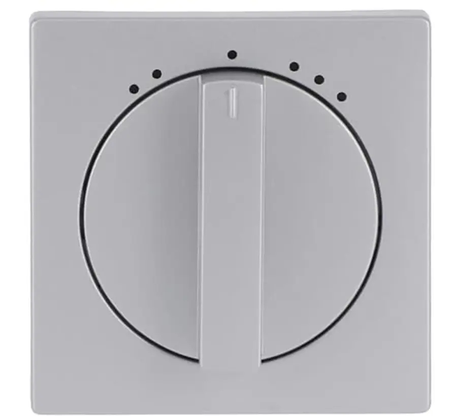 Drehbedienaufsatz Dreistufenschalter Future Linear alusilber matt (1740 DRL-83-503)