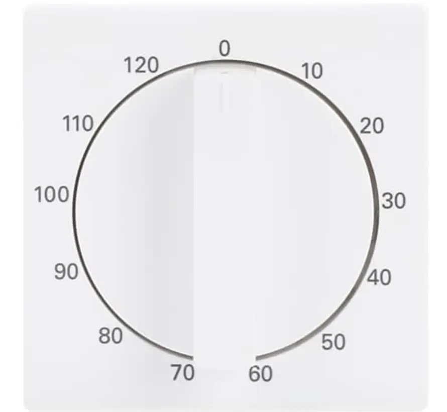 Drehbedienaufsatz Zeitschalter 120 Minuten Future Linear studioweiß glänzend (1771-84-103)