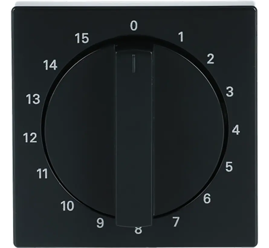 Drehbedienaufsatz Zeitschalter 15 Minuten Future Linear anthrazit glänzend (1770-81-103)