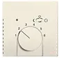 Zentralplatte für einbau Thermostat Future Linear creme (1795-82)