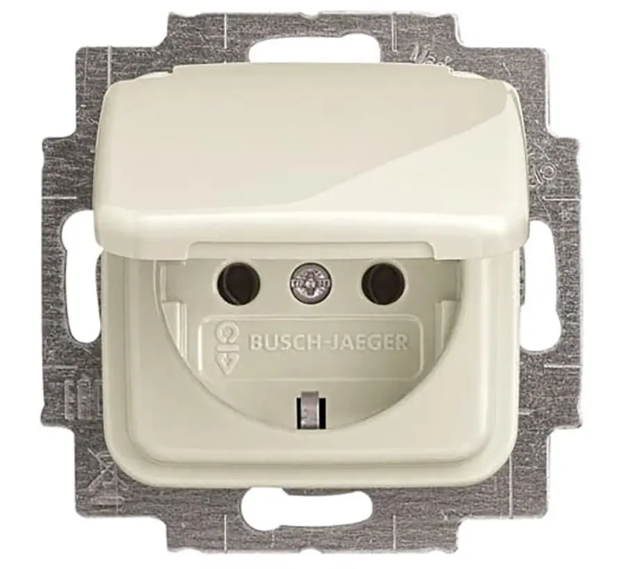 Schuko-Steckdose Klappdeckel Standard SI (20 EUK-212-503)