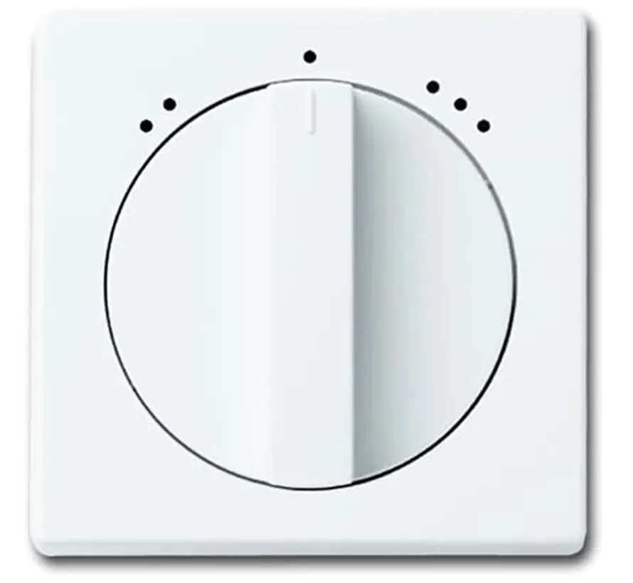 Drehbedienaufsatz Dreistufenschalter Future Linear studioweiß glänzend (1740 DRL-84-503)