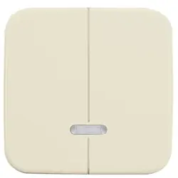 Busch-Jaeger Dimmerbedienaufsatz Tastdimmer 2-fach Standard SI (6545-212)