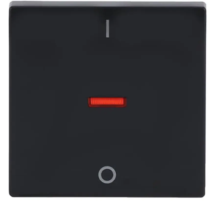 Wippe Kontrollfenster rot 2-polig und 3-polig Future Linear anthrazit glänzend (1788-81)