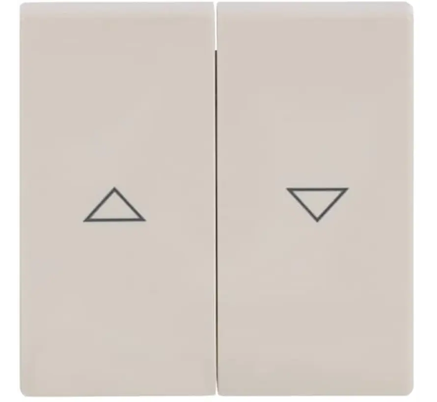 Wippe Jalousieschalter 2-fach Future Linear creme (1785 JA-82)