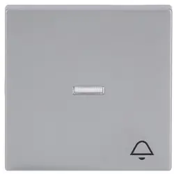 Busch-Jaeger Wippe Kontrollfenster symbol Klingel Future Linear alusilber (1789 KI-83)