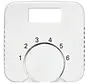 Zentralplatte Drehbedienaufsatz mit Bildschirmöffnung für Thermostat Reflex SI (1794 TA-214)