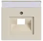 Zentralplatte RJ45 Netzwerk-Anschlussdose creme (1803-82)