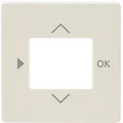 Busch-Jaeger Zentralplatte für timer und Thermostat creme (6435-82)