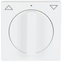 Busch-Jaeger Drehbedienaufsatz Jalousie Future Linear studioweiß matt (1740-884)