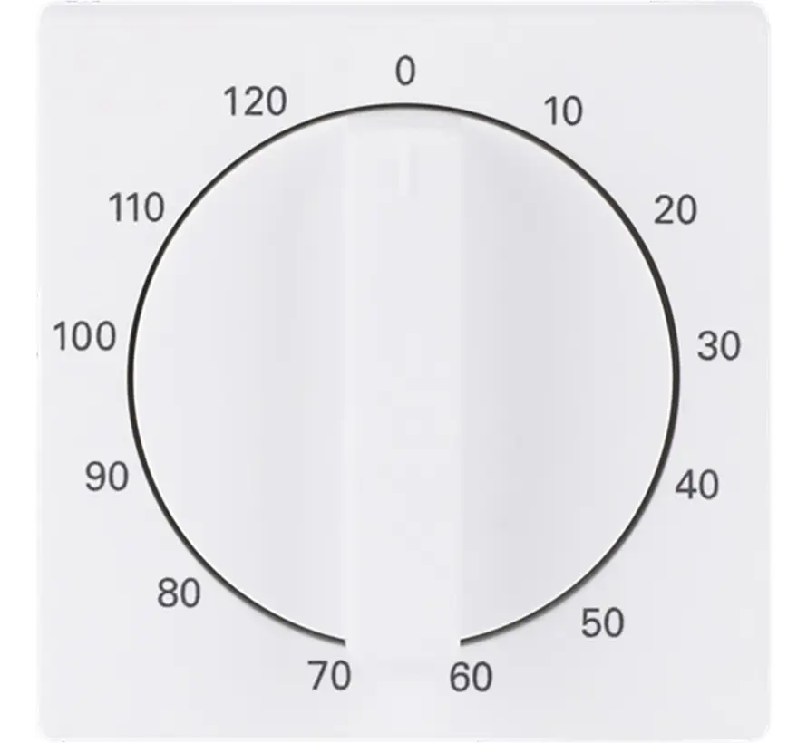Drehbedienaufsatz Zeitschalter 120 Minuten Future Linear studioweiß matt (1771-884-103)