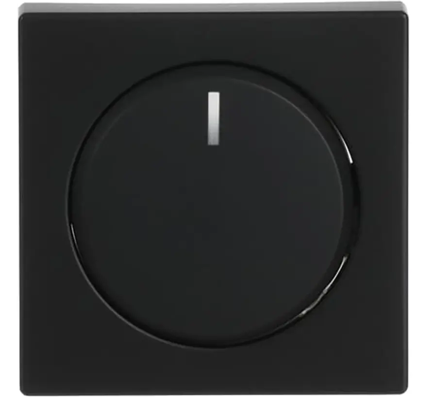 Dimmerbedienaufsatz Drehdimmer Future Linear schwarz matt (6540-885-102)