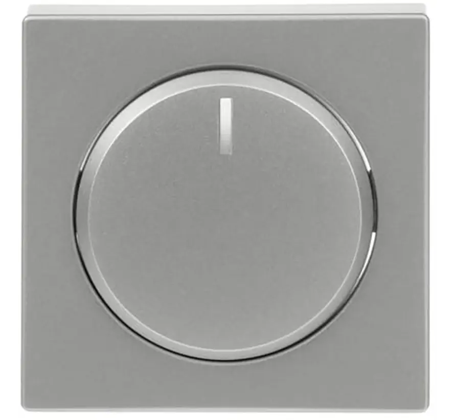 Dimmerbedienaufsatz Drehdimmer Future Linear alusilber (6540-83-102)