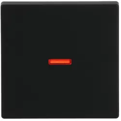 Busch-Jaeger Wippe Kontrollfenster rot Future Linear schwarz matt (1789-885)