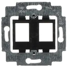 Busch-Jaeger Tragplatte mit schwarzem Sockel (1814)